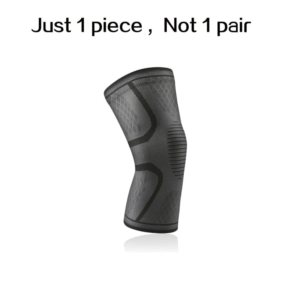 1 PC Elastic Knee Pads Nylon Sports Fitness Kneepad