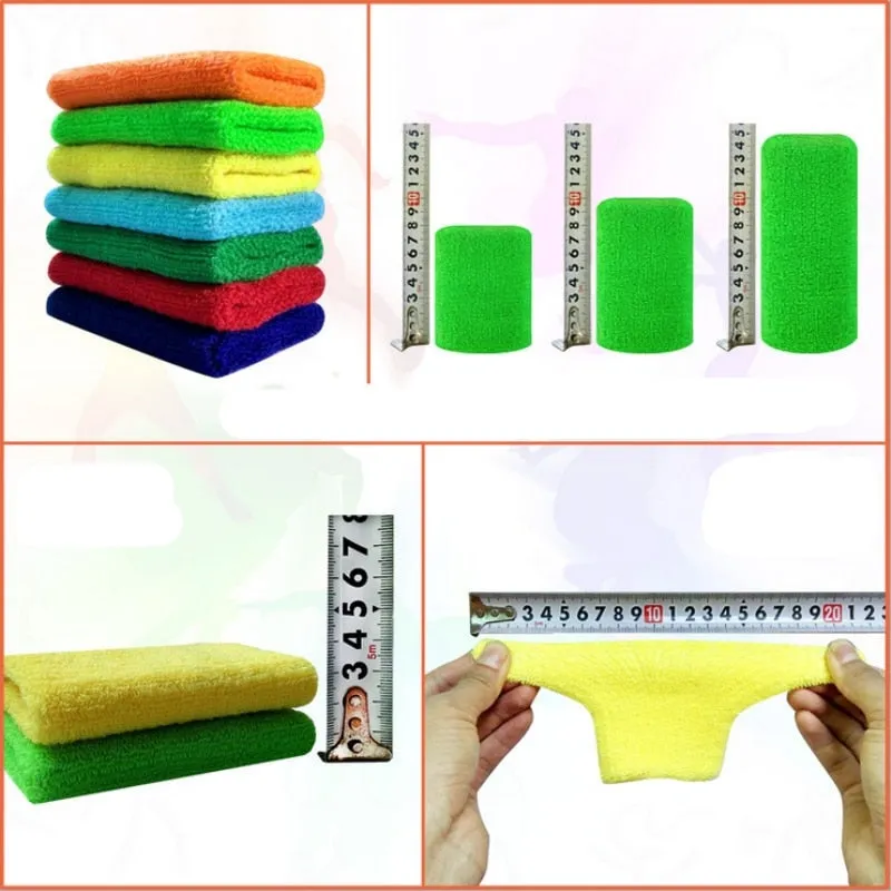 1PC Colorful Cotton Unisex Sport Sweatband Wristband