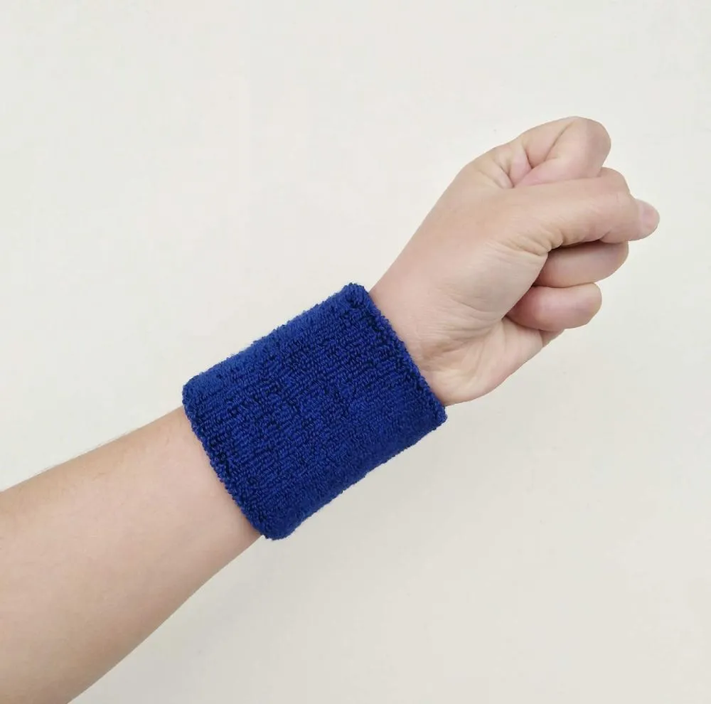 1PC Colorful Cotton Unisex Sport Sweatband Wristband