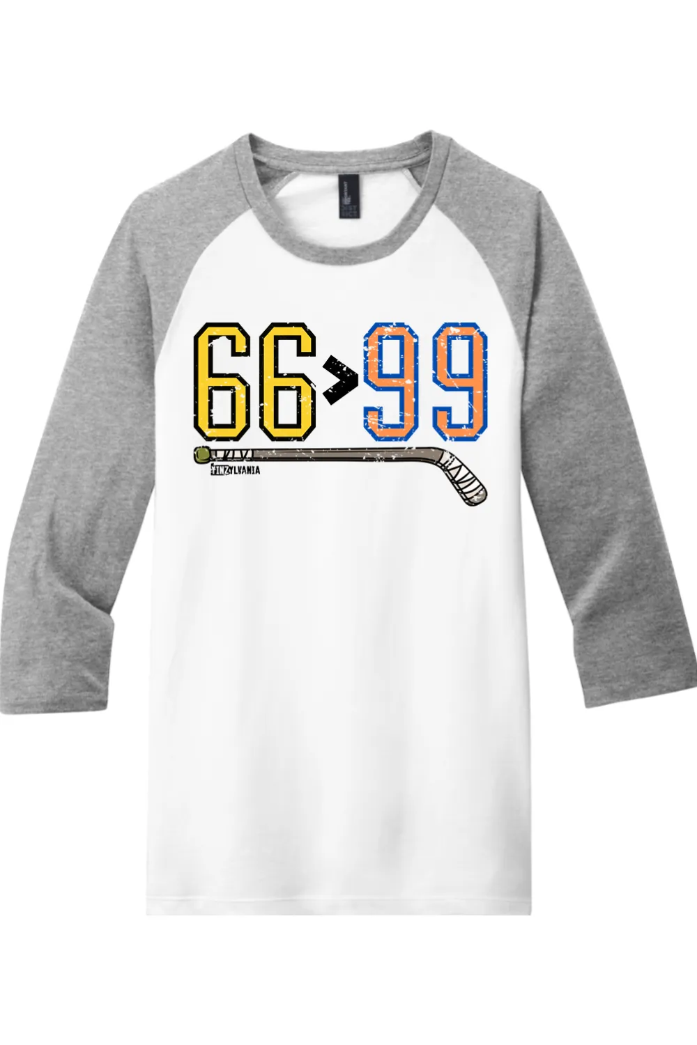 66 > 99 -  3/4-Sleeve Raglan Tee