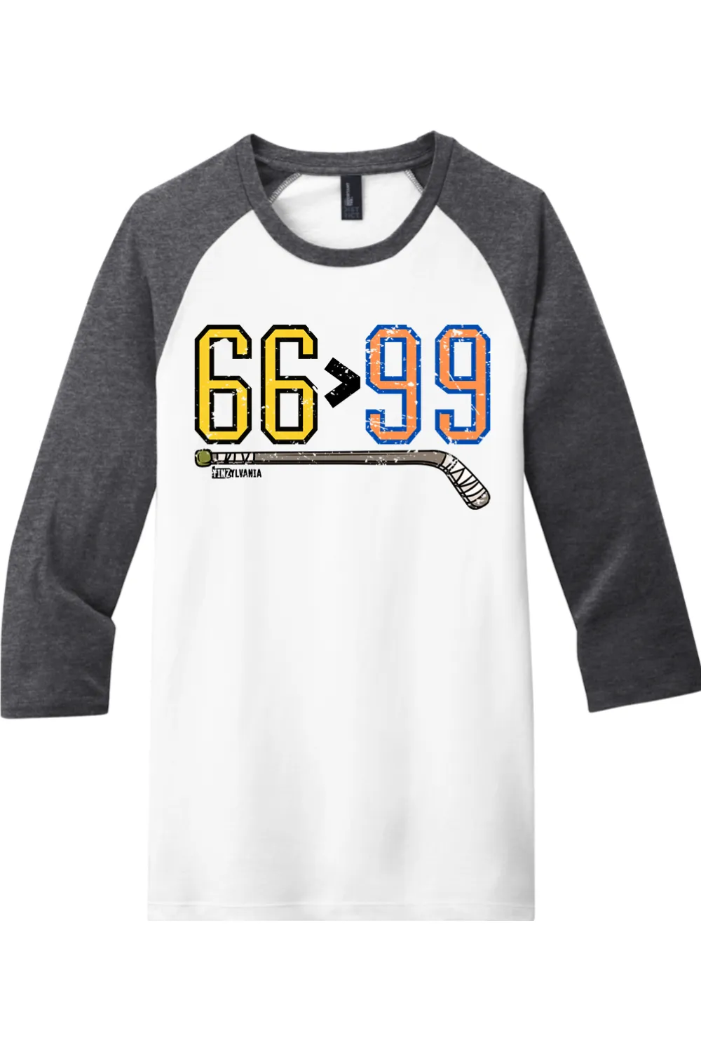 66 > 99 -  3/4-Sleeve Raglan Tee