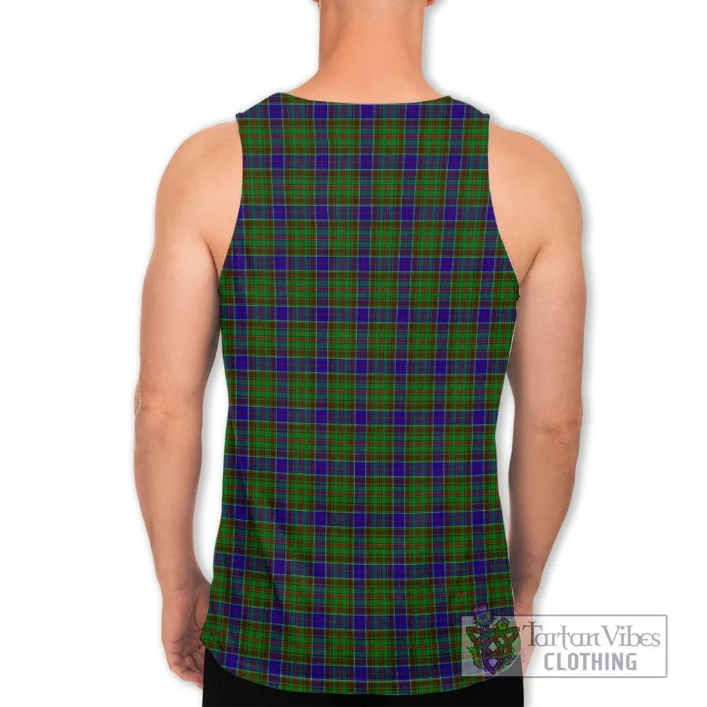 Adam Tartan Men's Tank Top with Family Crest DNA In Me Style