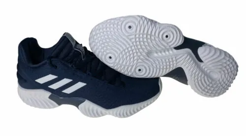 Adidas Men's Pro Bounce 2018 Low Basketball Shoes Navy Blue Size 7.5