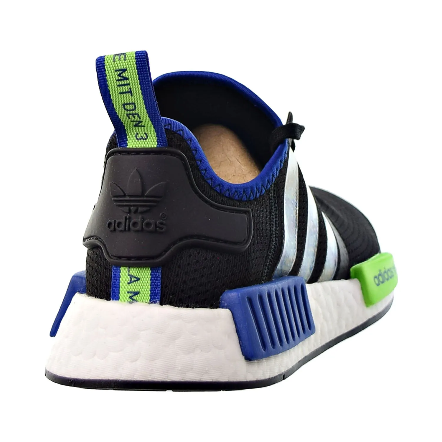 Adidas NMD_R1 Big Kids' Shoes Core Black-Supplier Color-Solar Green