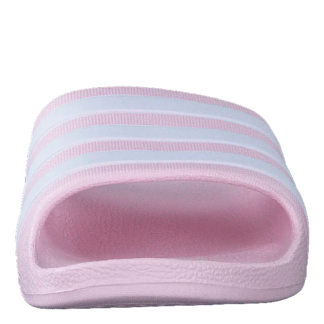 Adilette Aqua Slides Kids Clear Pink / Cloud White / Clear Pink