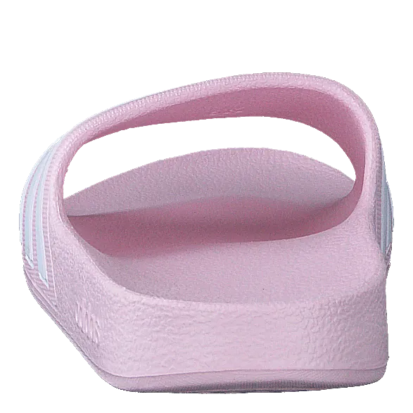 Adilette Aqua Slides Kids Clear Pink / Cloud White / Clear Pink