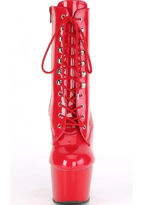 Adore-1020 [Red Patent] | PLATFORM HEELS [PREORDER]