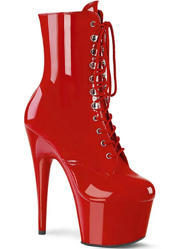 Adore-1020 [Red Patent] | PLATFORM HEELS [PREORDER]