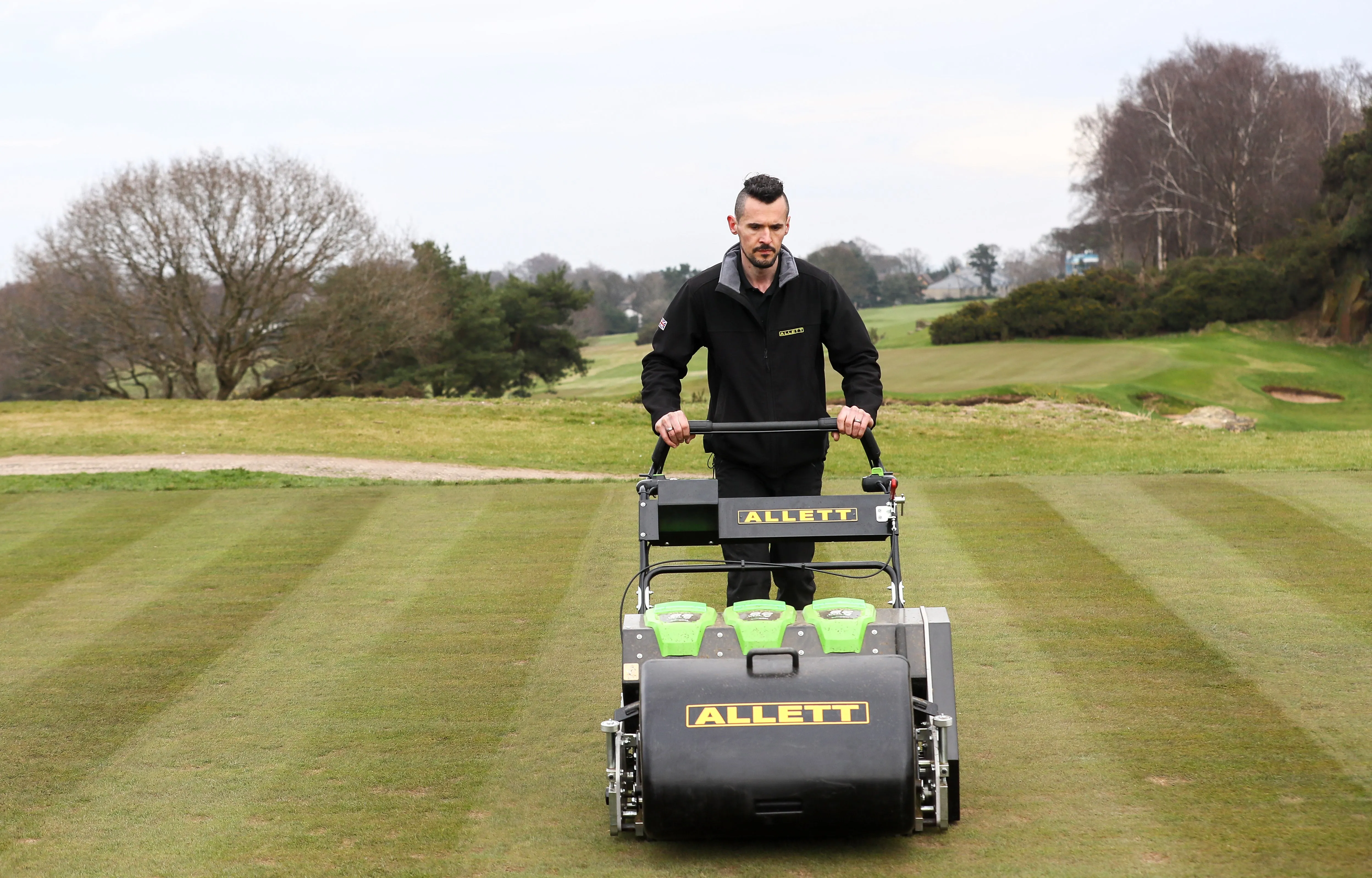 Allett C27E/2 Evolution Cylinder Mower (Power-unit with Grassbox)