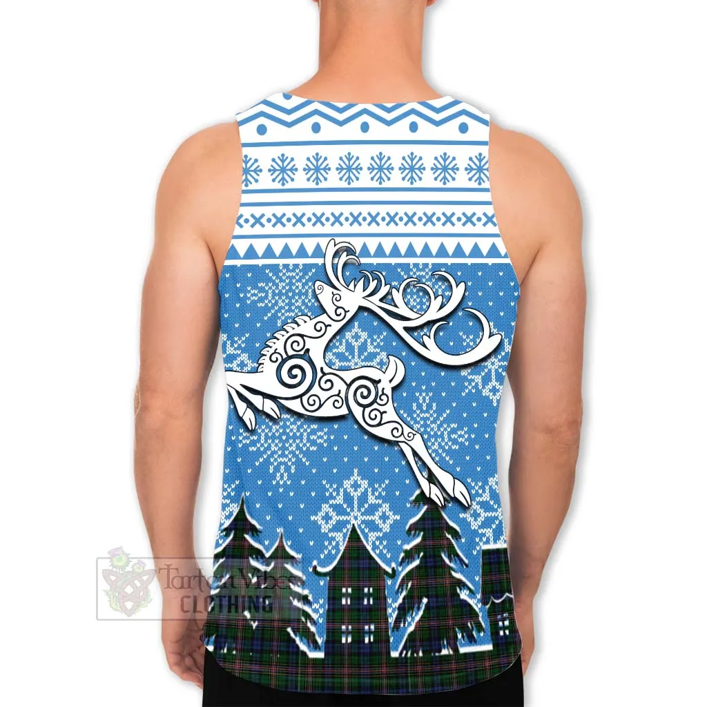 Allison Clan Christmas Men's Tank Top Celtic Reindeer Style