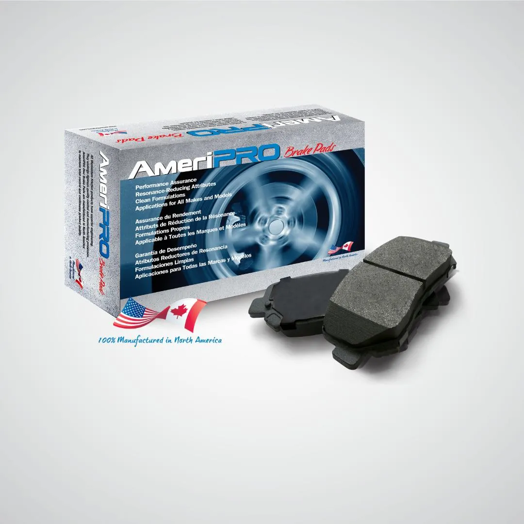 AmeriBrake Disc Brake Pads Parking Shoes hardware for 2005-2009 Land Rover LR3