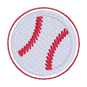 Baseball feltie machine embroidery file (single & multi file included) DIGITAL DOWNLOAD