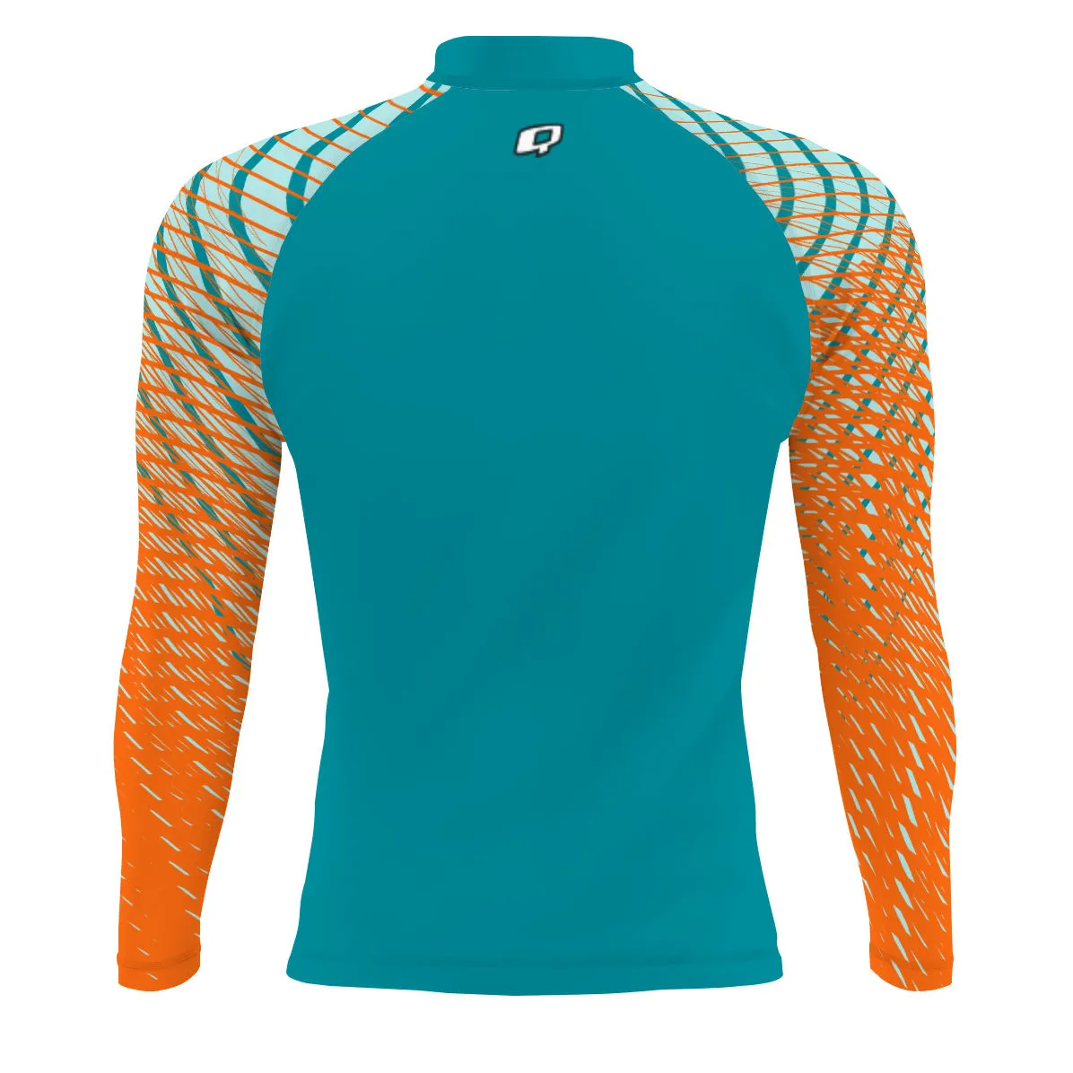 Bengal Stripes - Men's Surf UPF50  Long Sleeve Rash Guard