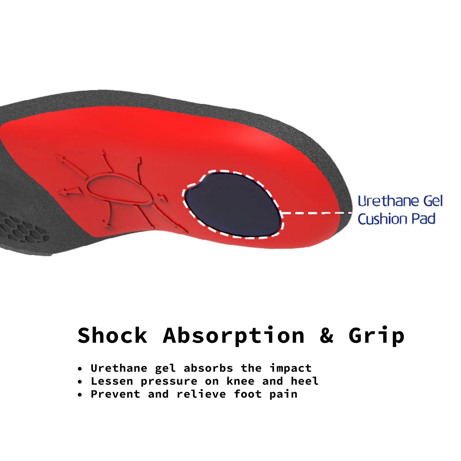 Bibal Insole 4X Pair M Size Full Whole Insoles Shoe Inserts Arch Support Foot Pads