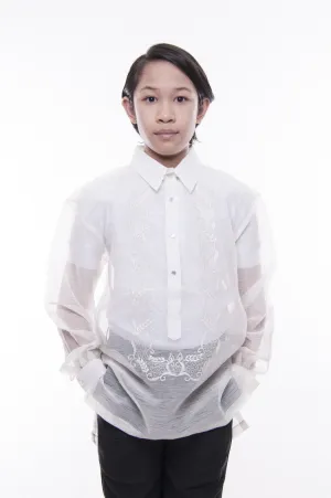 BL02 - MADE-TO-ORDER - Boys' Jusilyn Barong Tagalog