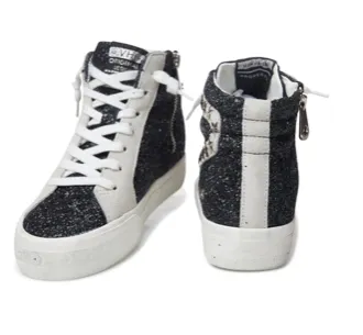 Black Sparkle Sneaker