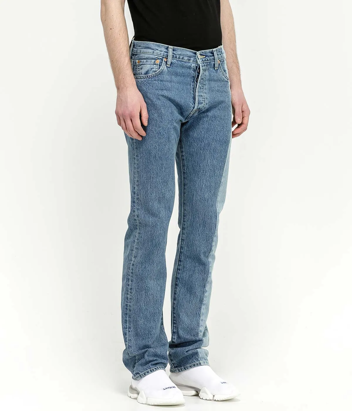 Blue Side Panel Denim Jeans