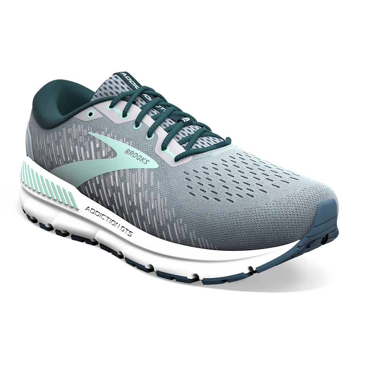 Brooks Addiction GTS 15 Womens | Grey/navy/aqua