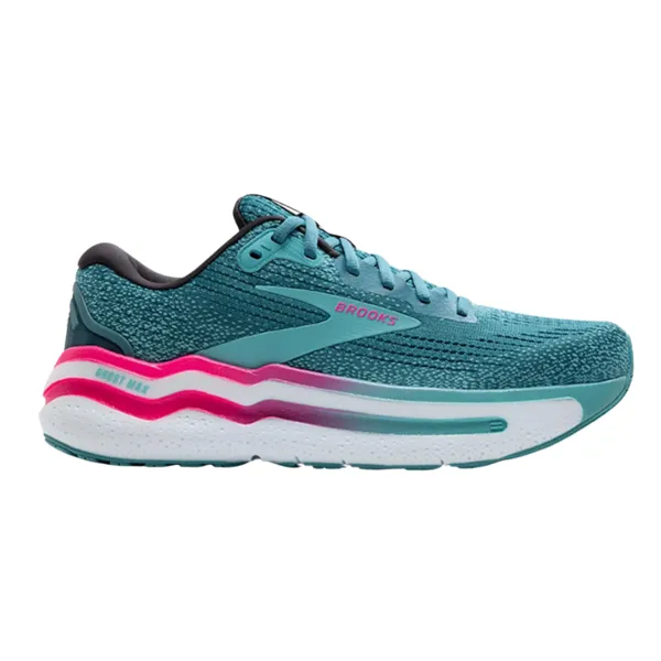 Brooks Ghost Max 2 Ladies Running Shoe (Storm Blue/Knockout Pink/Aqua)