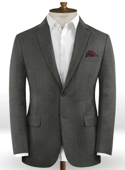 Caccioppoli Dapper Dandy Palor Dark Gray Wool Jacket