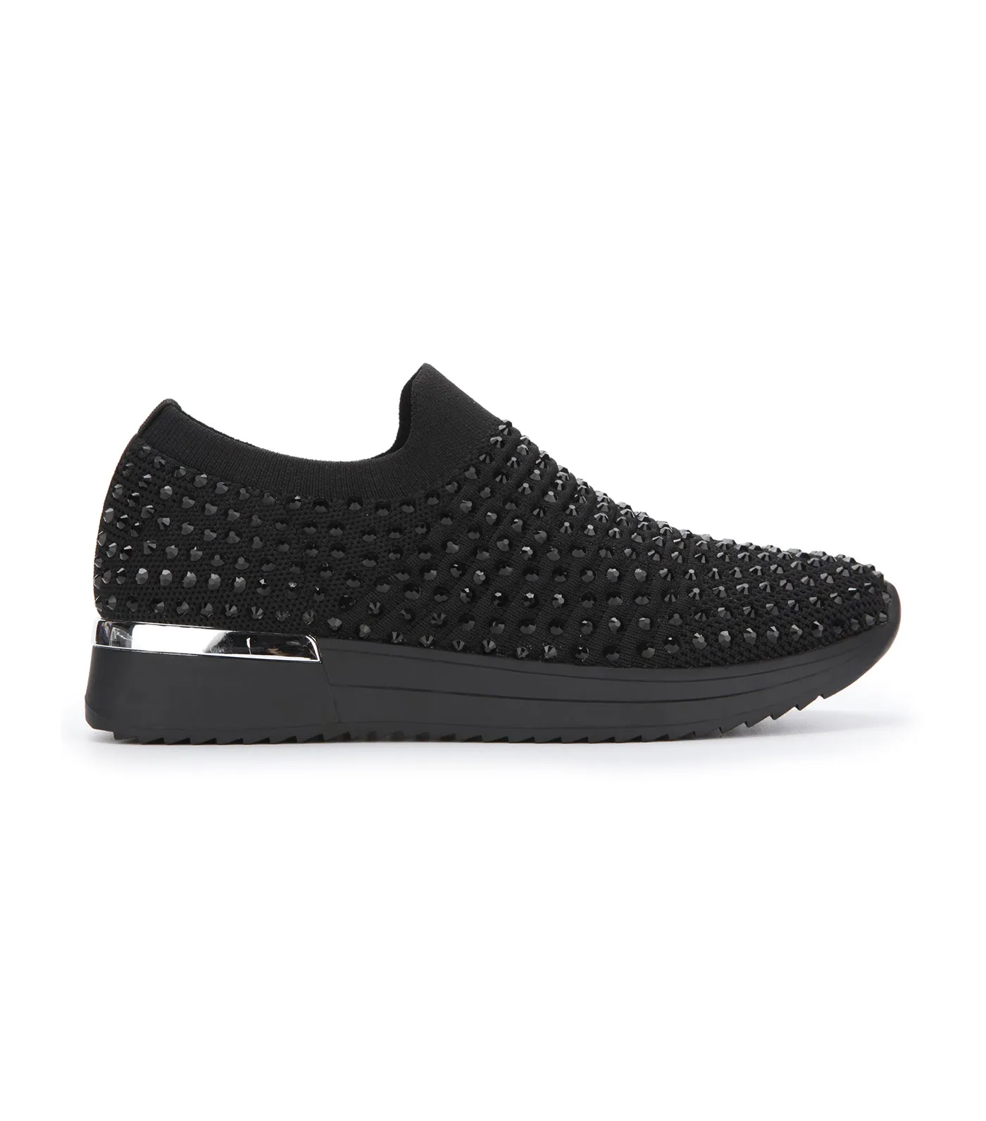 Cameron Jewel Jogger Slip-On Sneaker Black