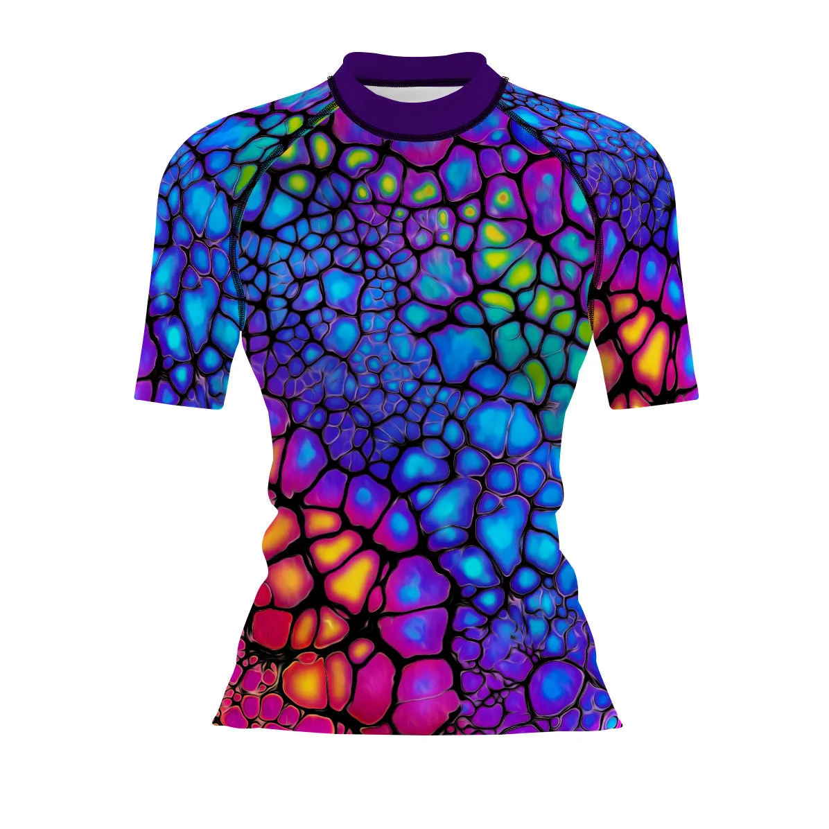 Chameleon Skin - Women's Surf UPF50  Short Sleeve Rash Guard