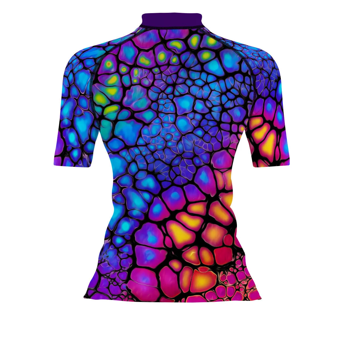 Chameleon Skin - Women's Surf UPF50  Short Sleeve Rash Guard