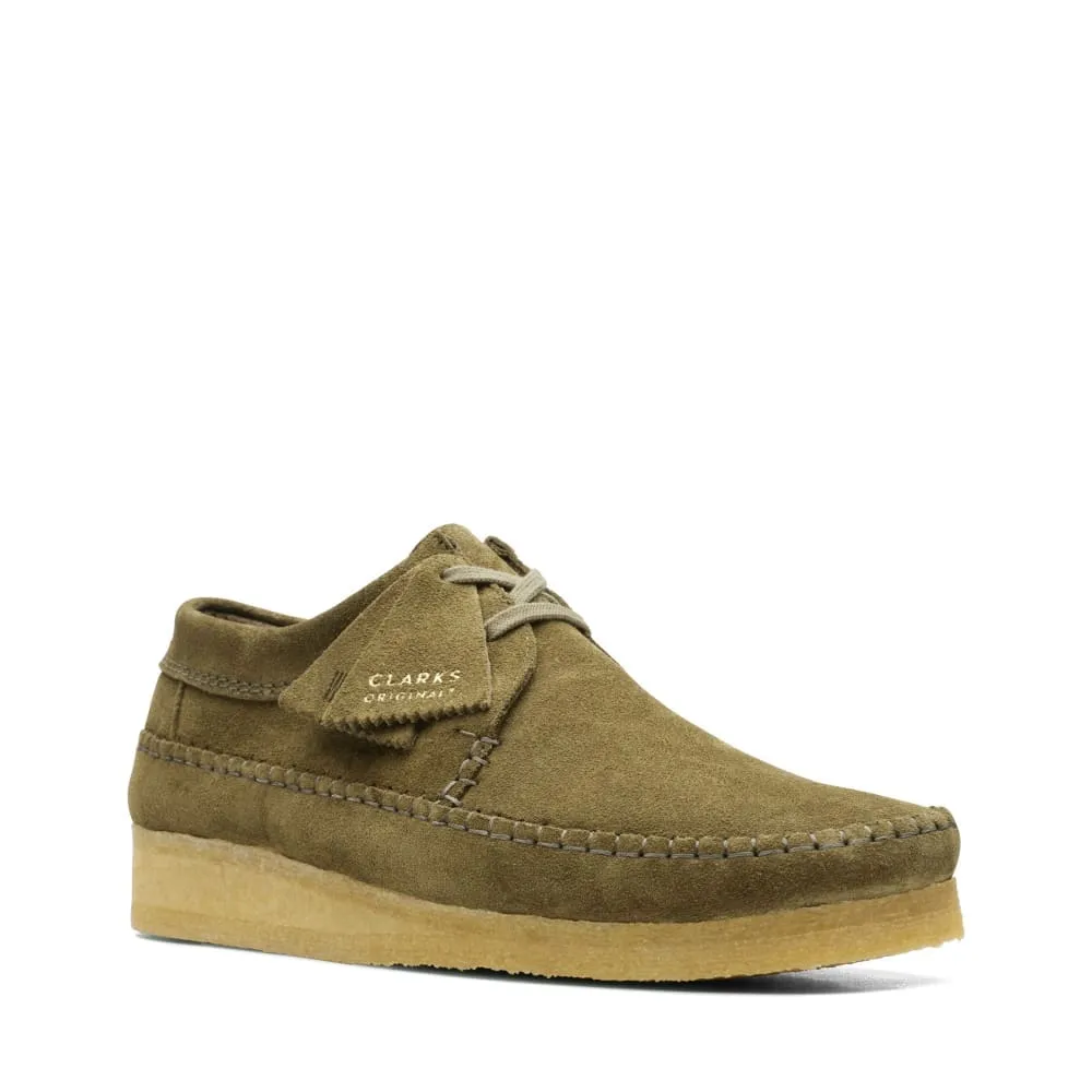 Clarks Originals Weaver Men's Dark Green Suede 26166518