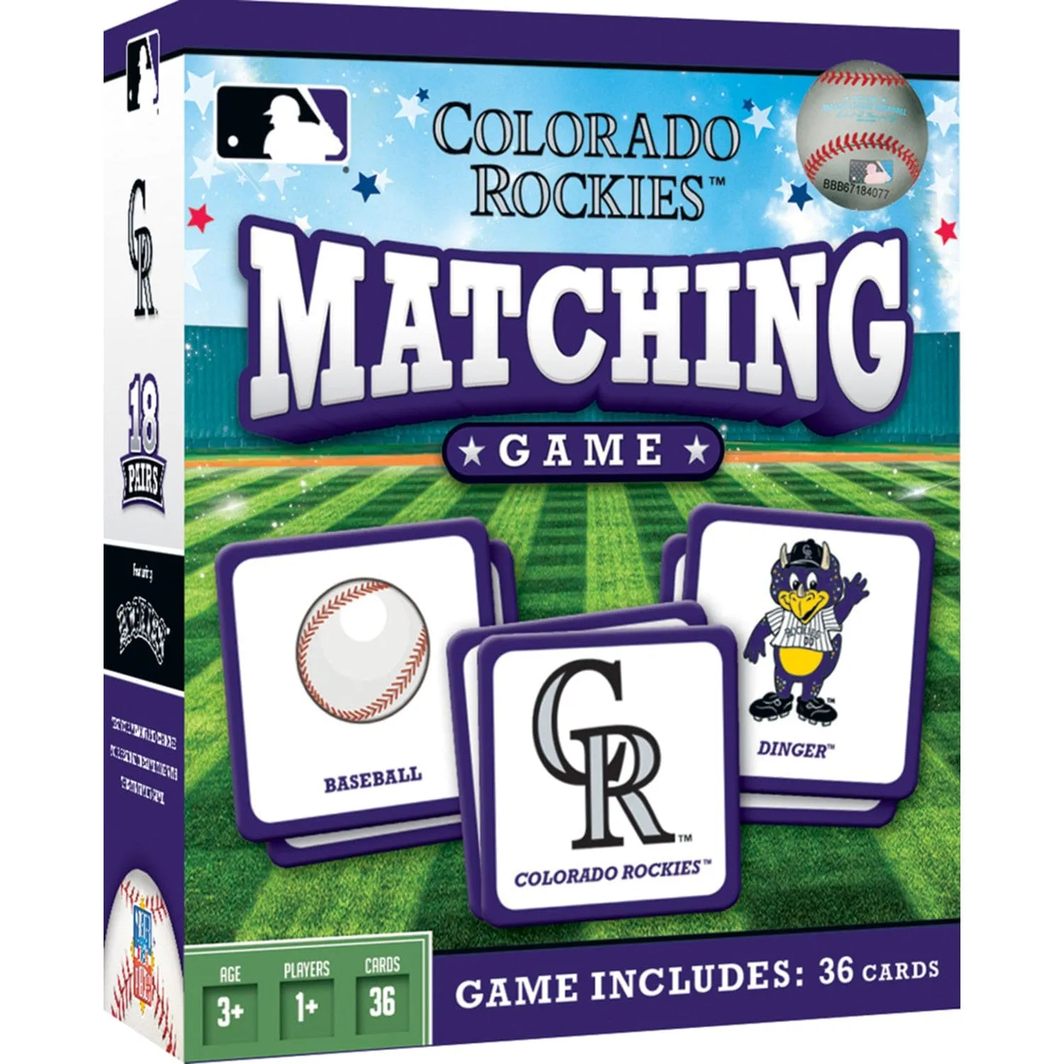 Colorado Rockies Matching Game