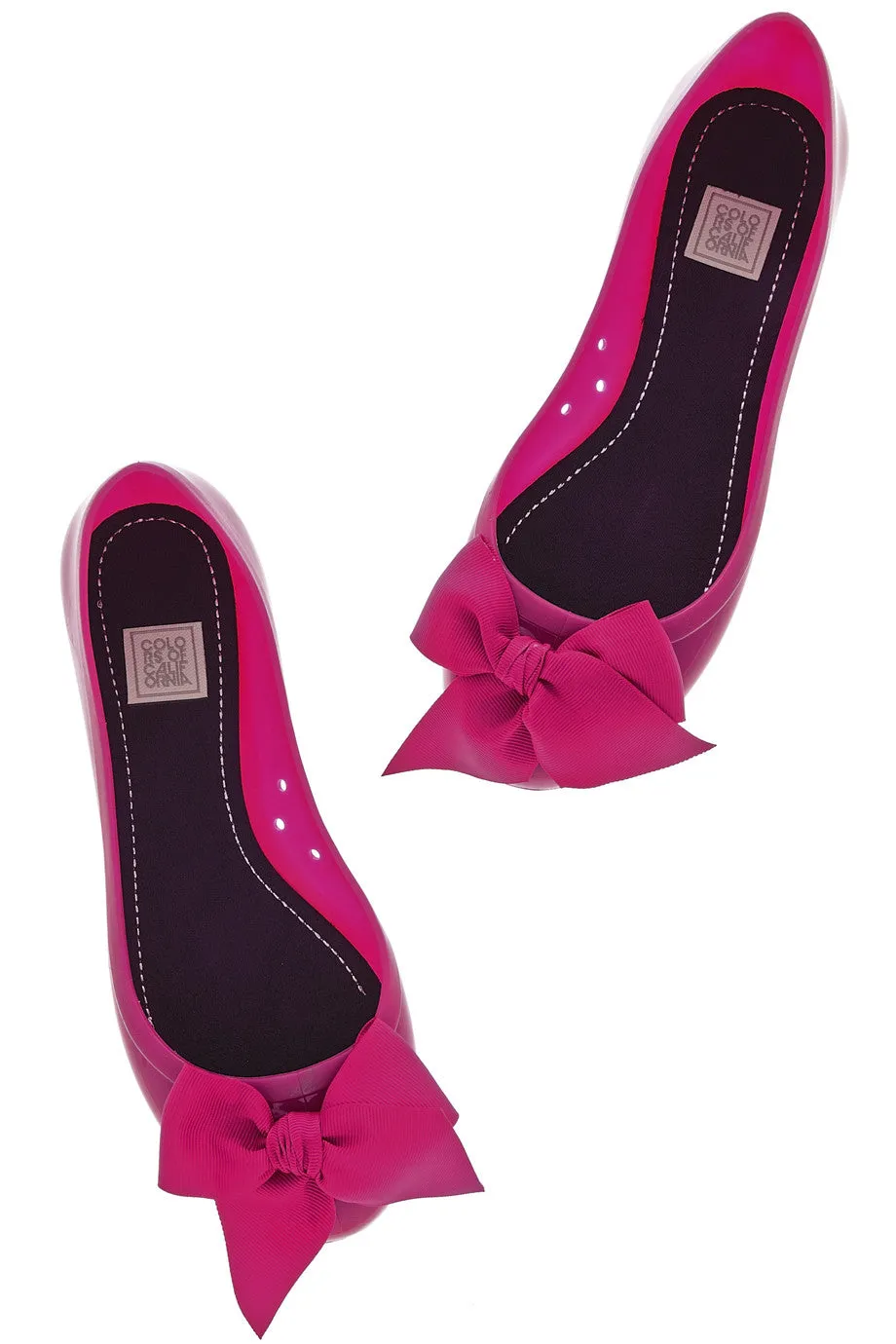 COLORS OF CALIFORNIA CHIC IN THE CITY Fuchsia Ballerinas