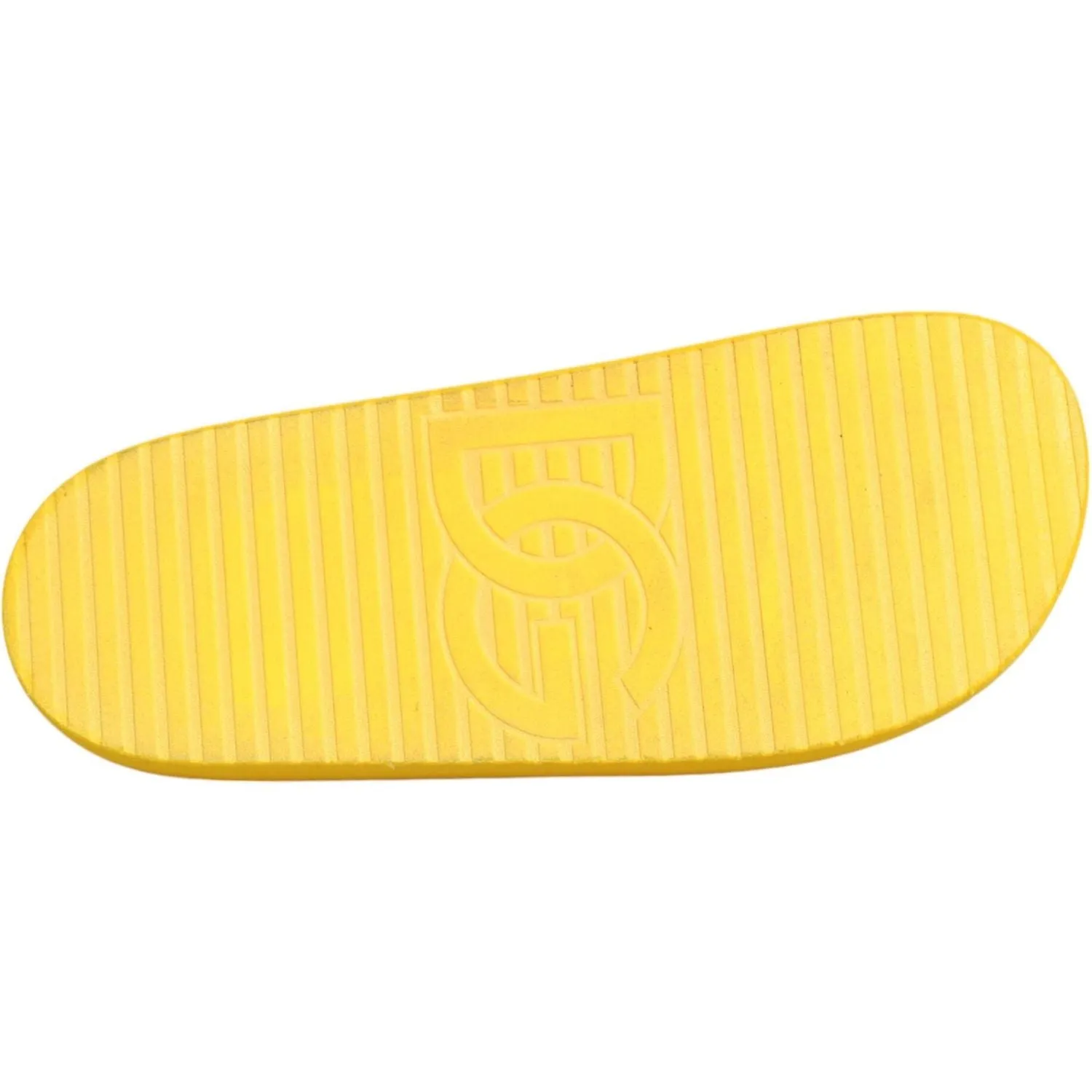 Dolce & Gabbana Yellow Rubber Slides Sandals Beachwear Shoes