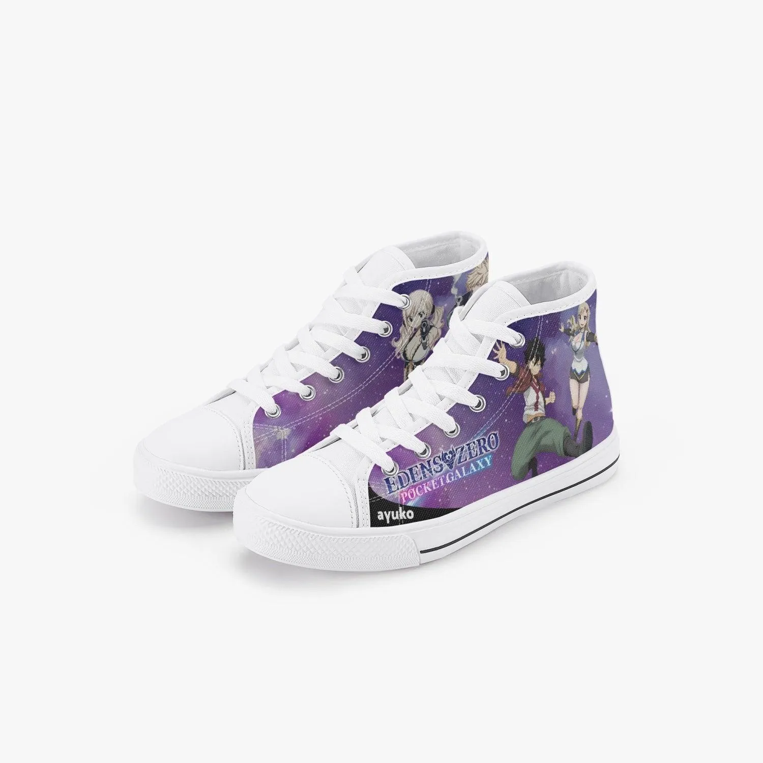 Edens Zero Rebecca Bluegarden Kids A-Star High Anime Shoes