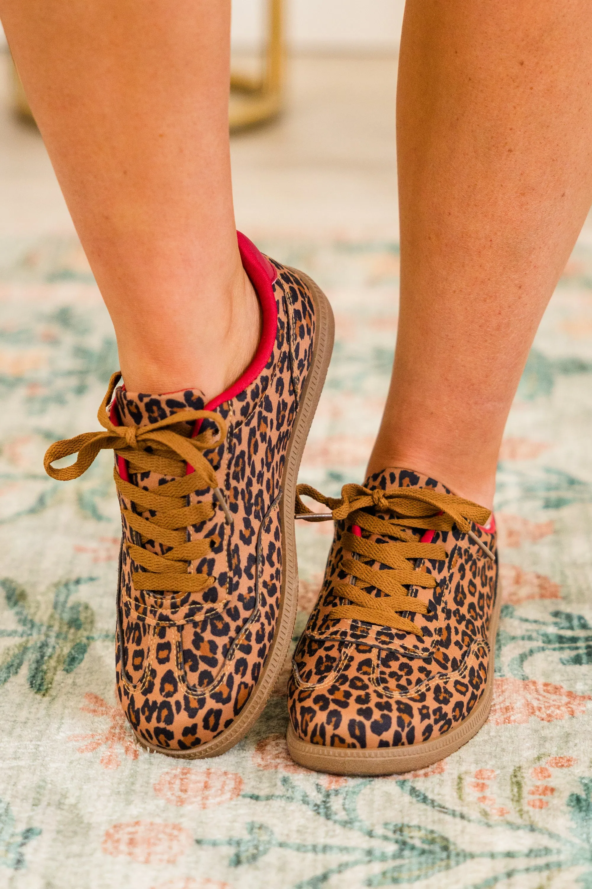 Effortless Edge Sneakers, Leopard