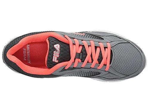 Fila S Memory Deluxe 17 Running Shoe Monumentdark Shadowfiery Coral 8 M US