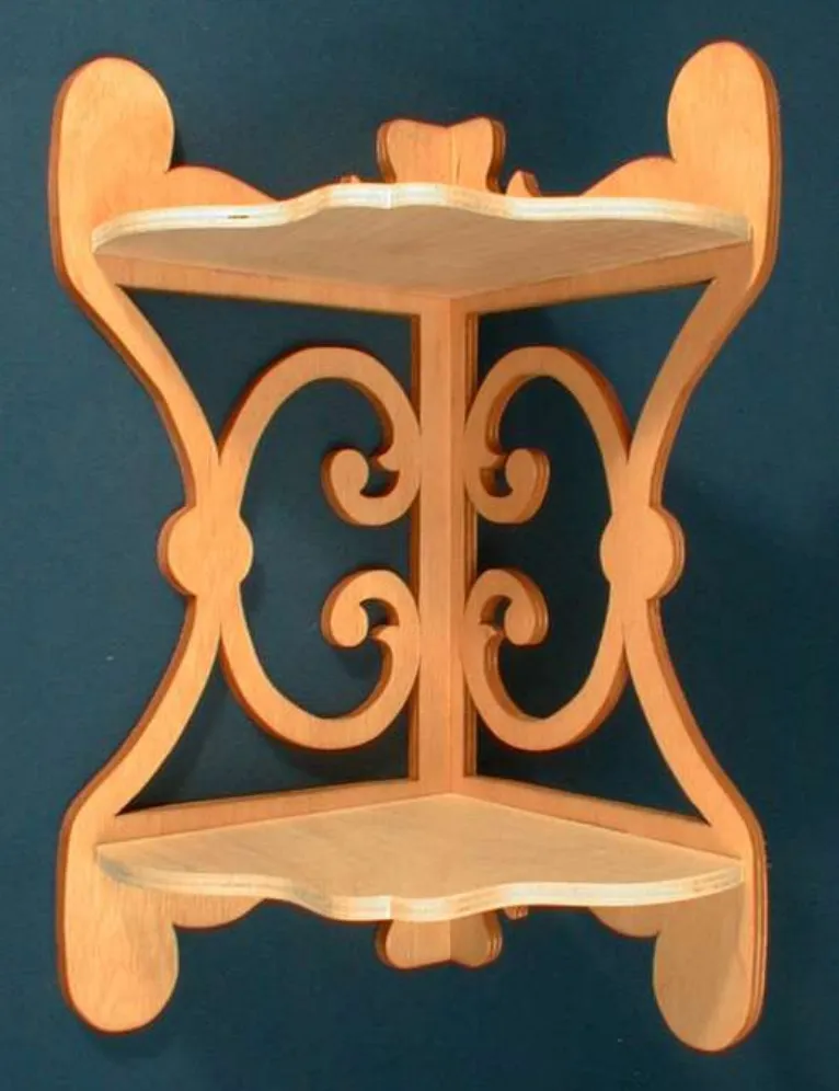 Fretwork Corner Shelf Pattern