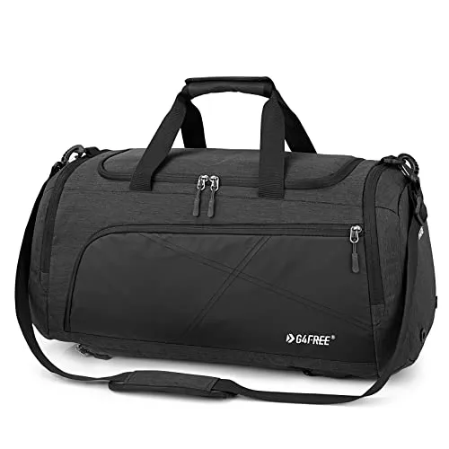 G4Free 45L 3-Way Duffle Backpack with Wet Pocket & Shoes Compartment