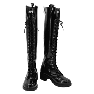 Goddess of Victory: Nikke Nikke Noir Cosplay Shoes Boots Halloween Costumes Accessory Custom Made