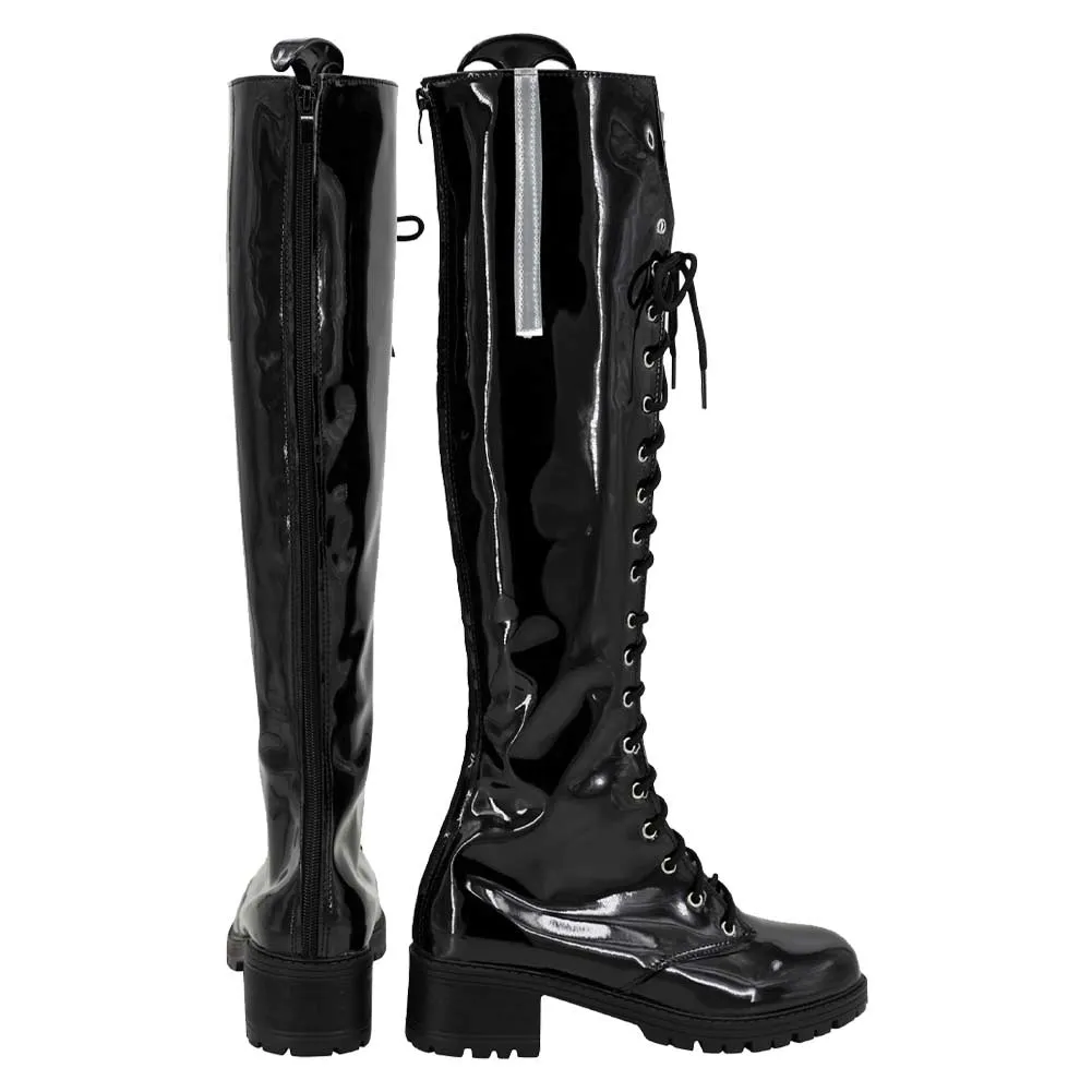 Goddess of Victory: Nikke Nikke Noir Cosplay Shoes Boots Halloween Costumes Accessory Custom Made