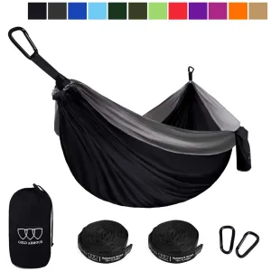 Gray/Black Camping Hammock - Gold Armour