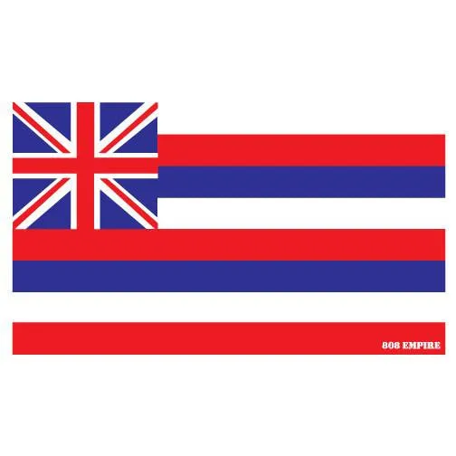 Hawaii Flag 4" Sticker