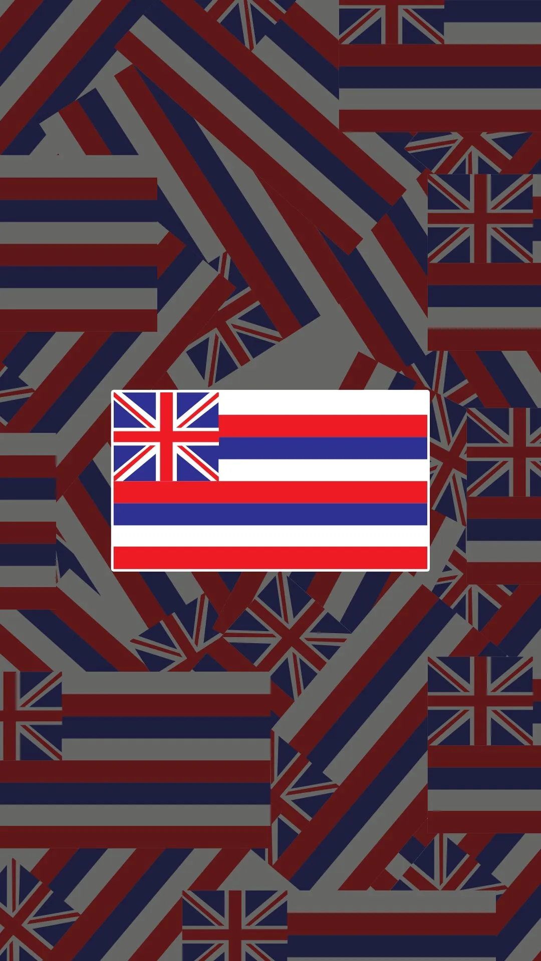 Hawaii Flag 4" Sticker