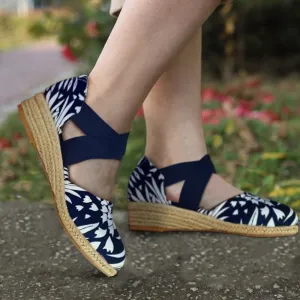 Hemp Rope Wedge Sandals