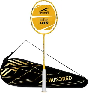 Hundred ROCK 79 Unstrung Badminton Racquet (Yellow)