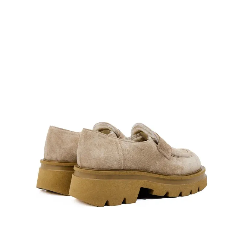 Karo Mont Noriko Desert Shoe in Suede Ivory