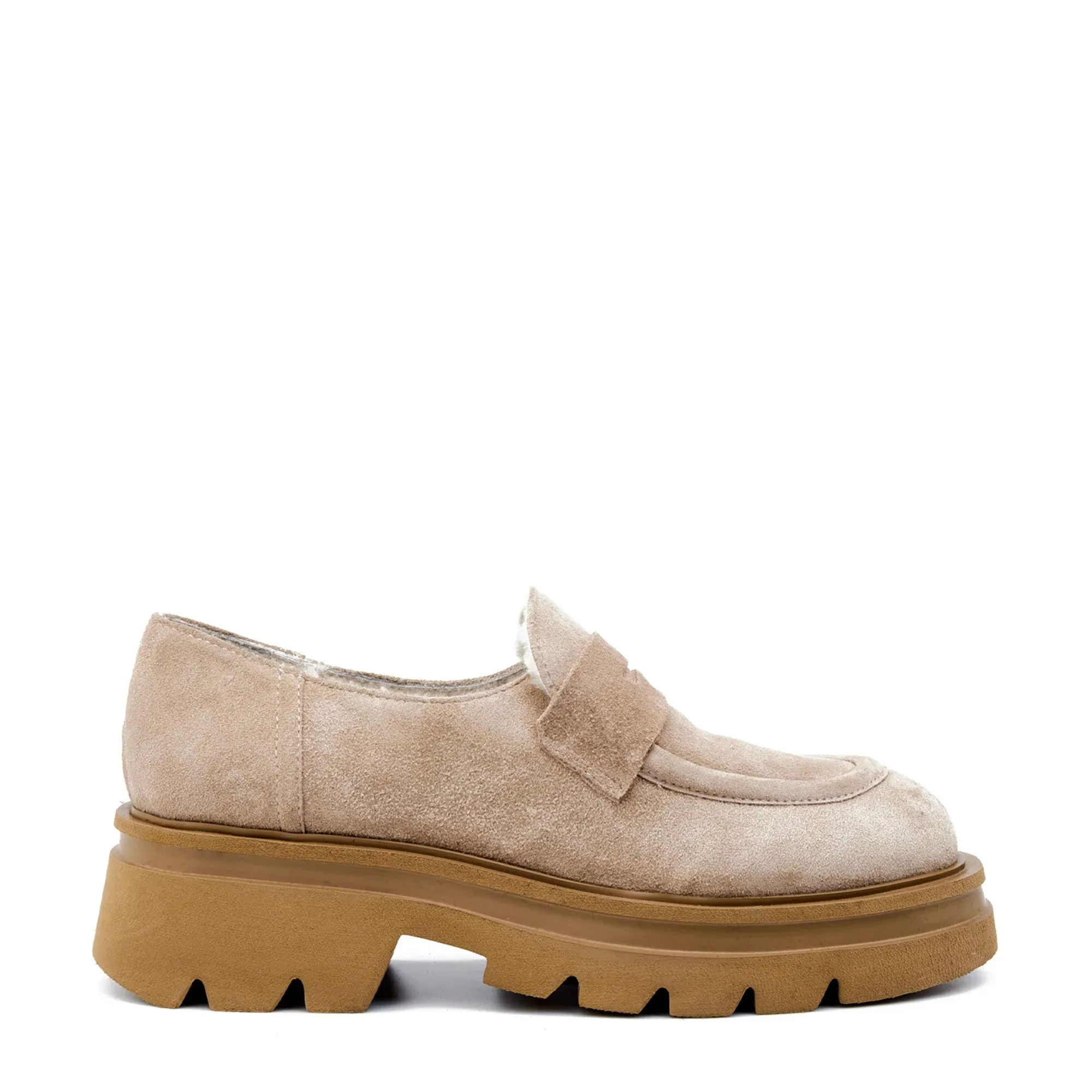 Karo Mont Noriko Desert Shoe in Suede Ivory