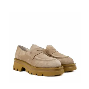 Karo Mont Noriko Desert Shoe in Suede Ivory