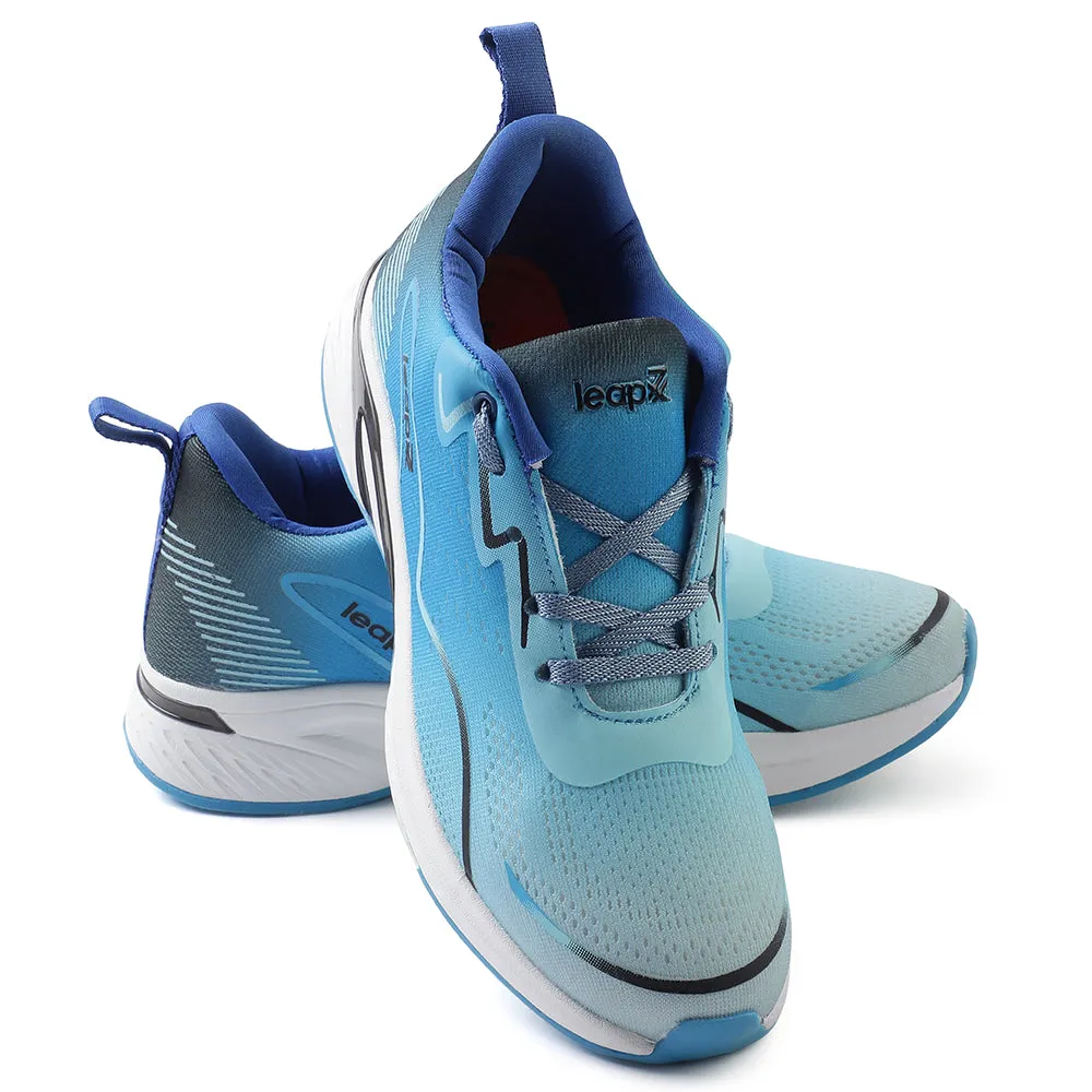 Leap7x Blue Sports Lacing Walking Shoes For Women GHD-W10E By Liberty