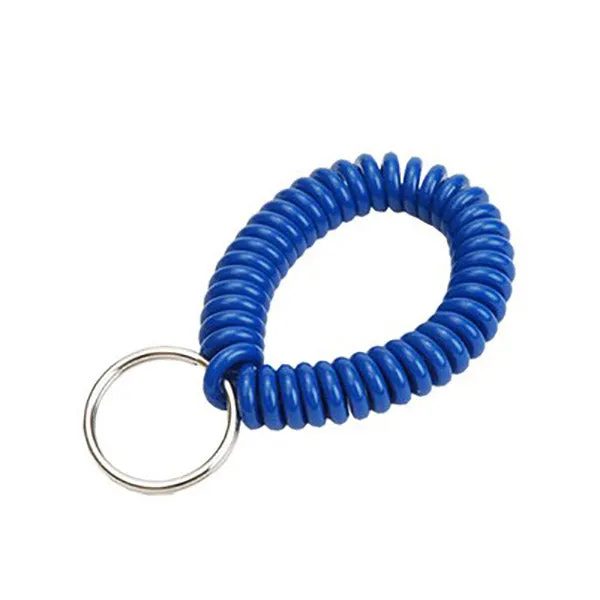 LuckyLine - 4103505 - Wrist Coil With Ring - Blue NKR - 5 Pack