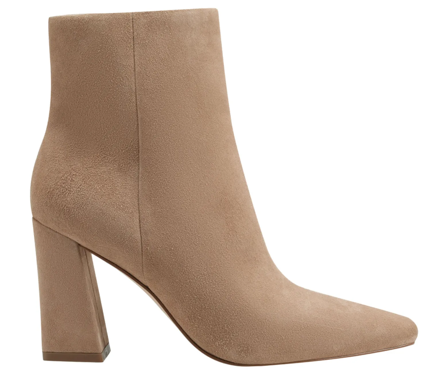 Marc Fisher Yanara Heeled Bootie in Medium Natural