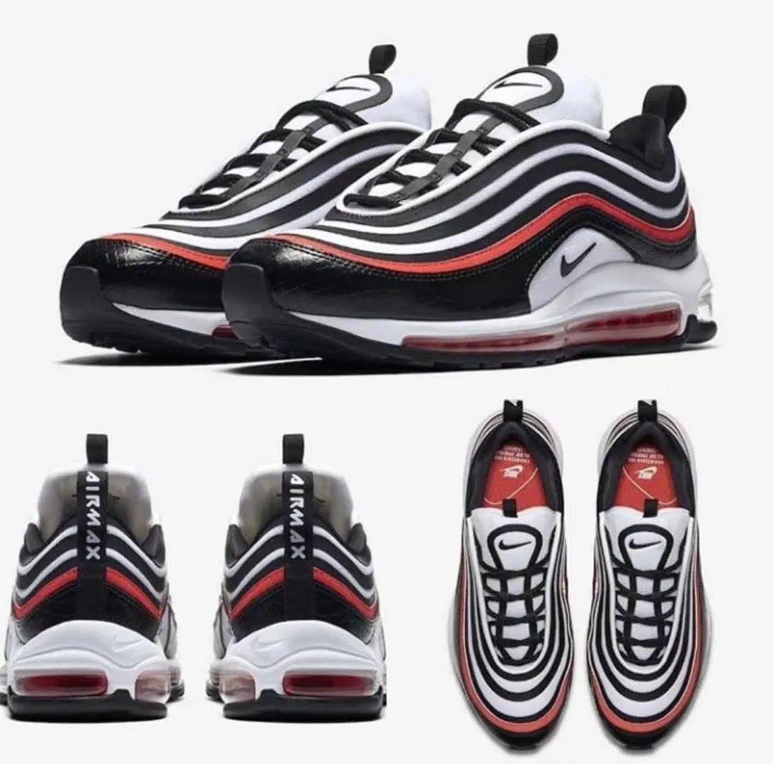 Max 97 UL '17 SE Black Red White Running Shoes